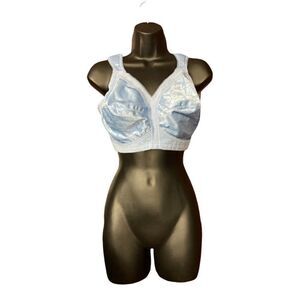 PLAYTEX, 18 Hour Bra, Blue,‎ Size 40DD, adjustable wide straps